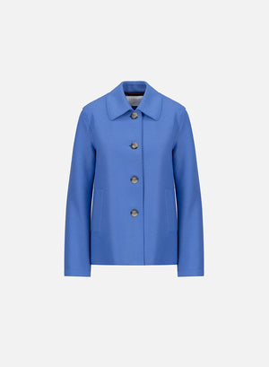 Short loden light pressed wool