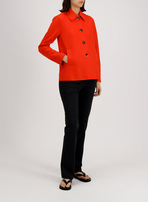 Short loden light pressed wool