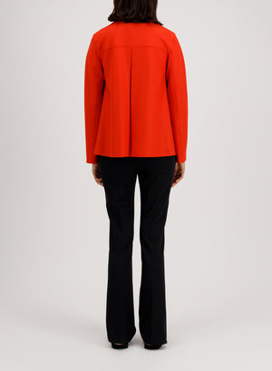 Short loden light pressed wool
