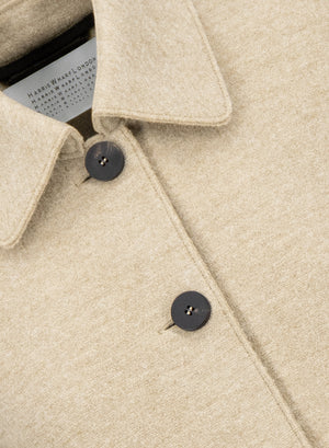 travel mac coat boiled wool