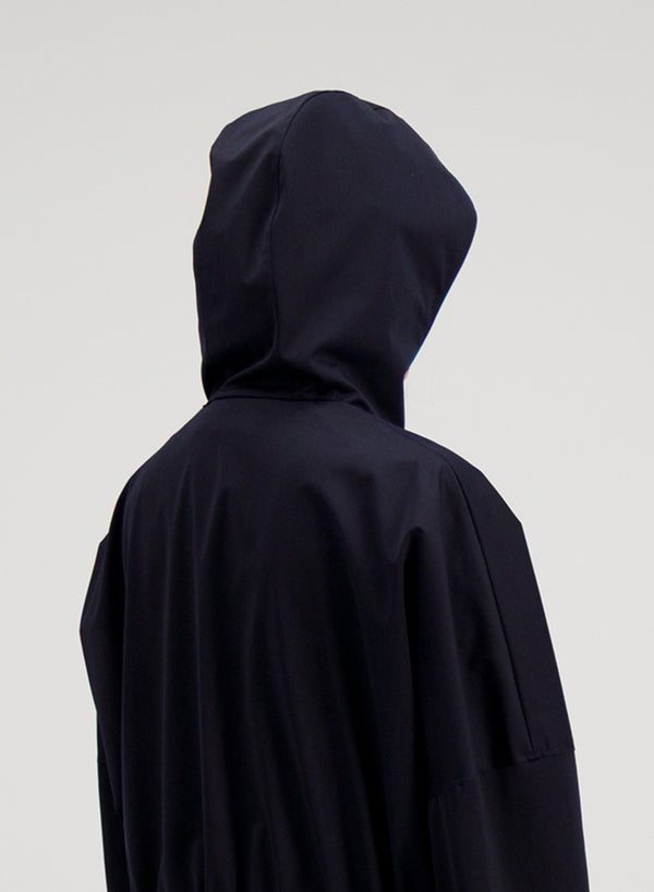 Hooded drawstring jacket light technic - Harris Wharf London .com
