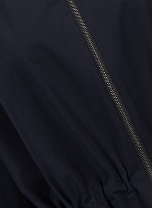 Hooded drawstring jacket light technic