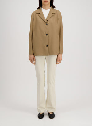 overshirt honeycomb crafted with Loro Piana fabric