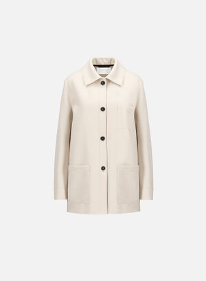 Chore jacket light pressed wool