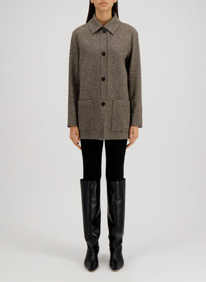 Chore jacket patterned moleskin