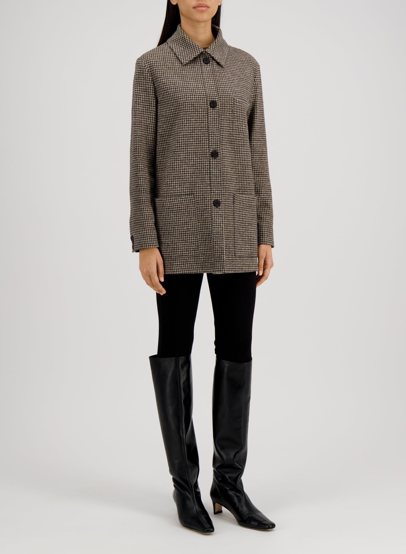 Chore jacket patterned moleskin