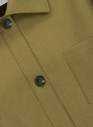 Linen honeycomb chore jacket
