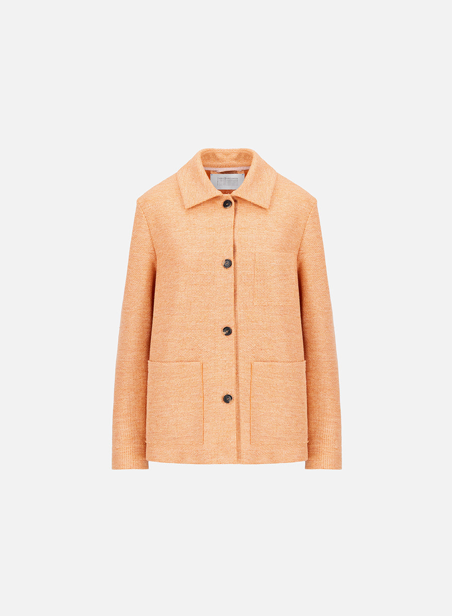 chore jacket linen honeycomb