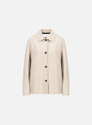 Cashmere Flannel Chore Jacket Crafted from Loro Piana Fabric