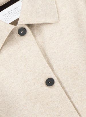 Cashmere Flannel Chore Jacket Crafted from Loro Piana Fabric