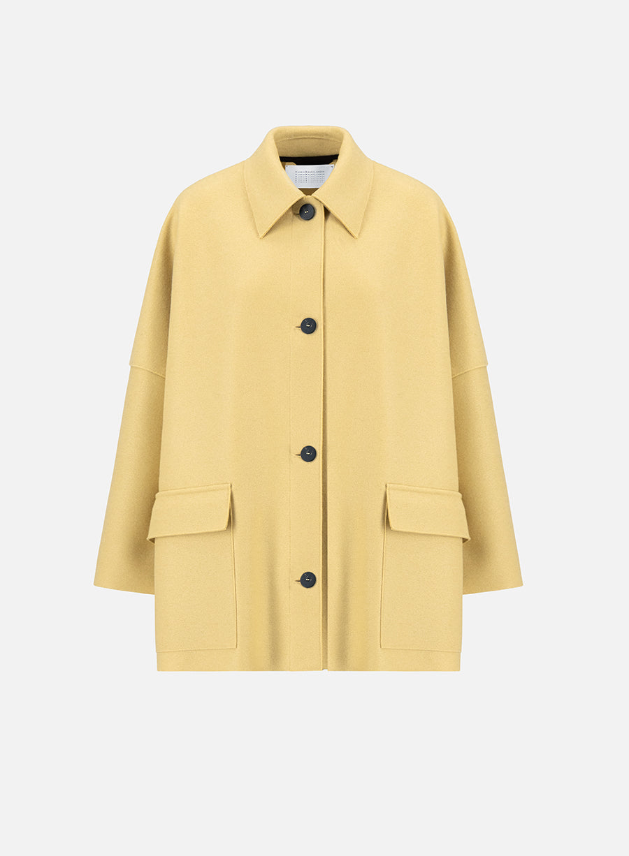 Country cape pressed wool