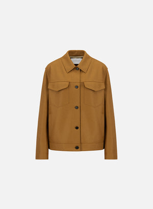 western jacket light pressed wool