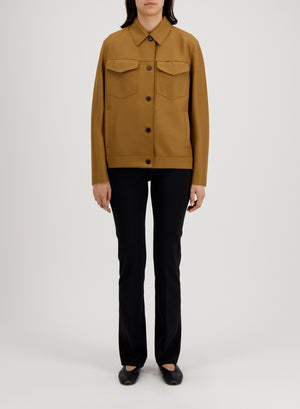 western jacket light pressed wool