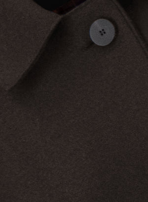 Raglan jacket in pressed wool