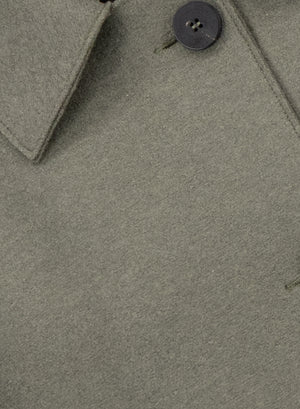 Raglan jacket in pressed wool