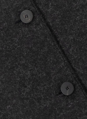 Puff sleeves jacket pressed wool