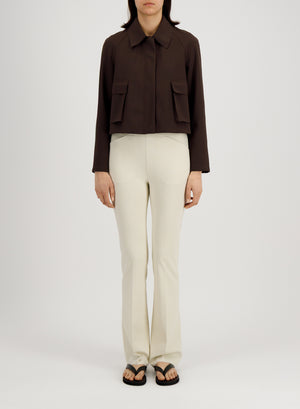 cropped raglan jacket scuba