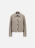 Cropped coach jacket boiled wool
