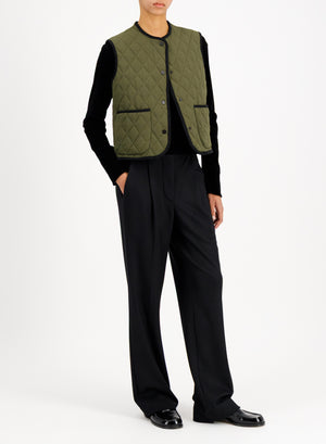 quilted vest