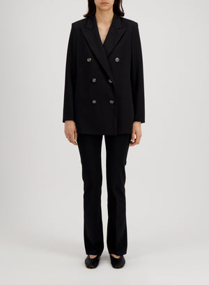 slouchy peacoat techno viscose