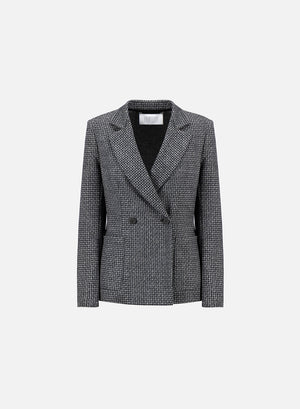 Blazer Vitale Barberis donegal houndstooth