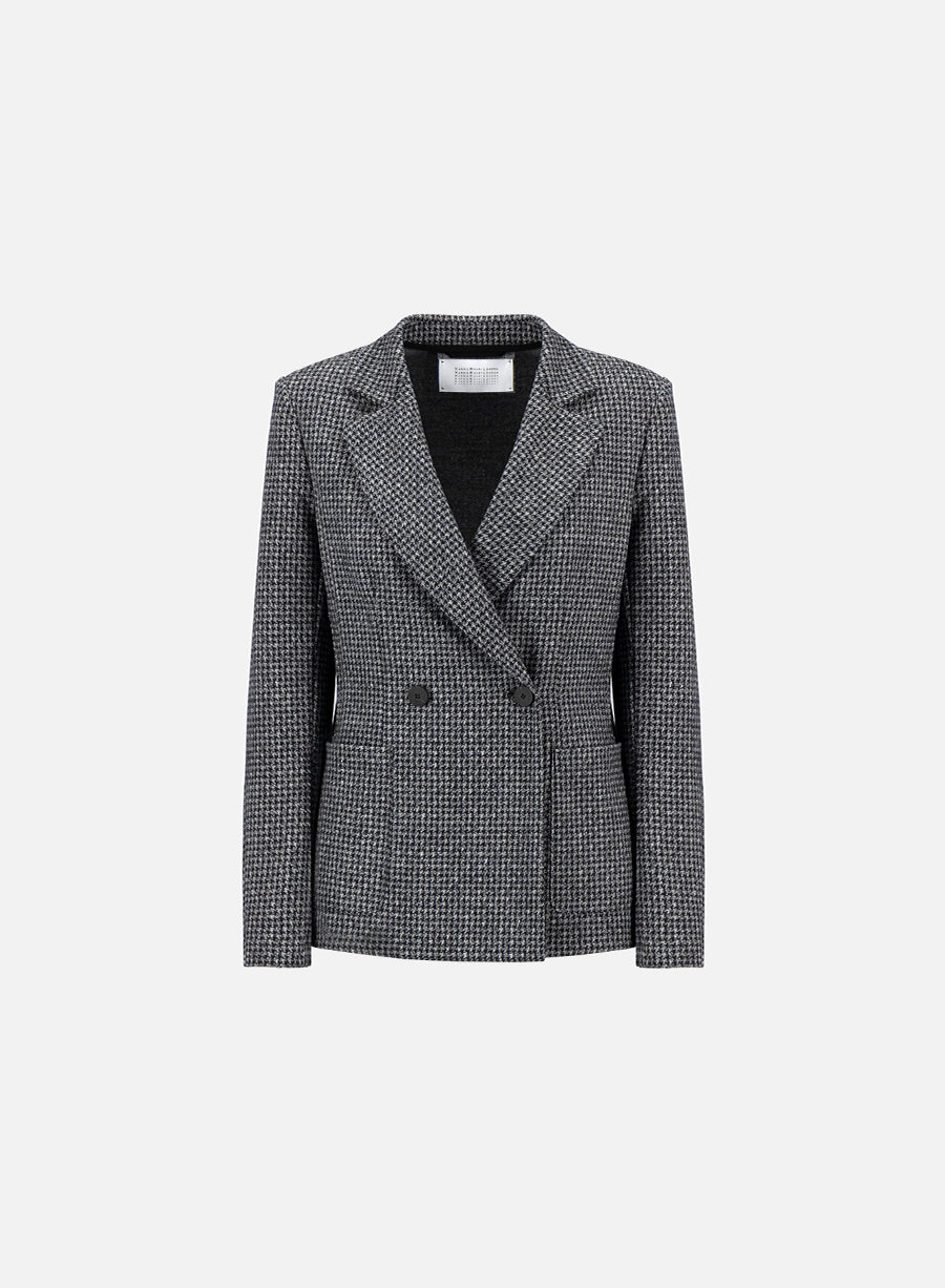 Blazer Vitale Barberis donegal houndstooth