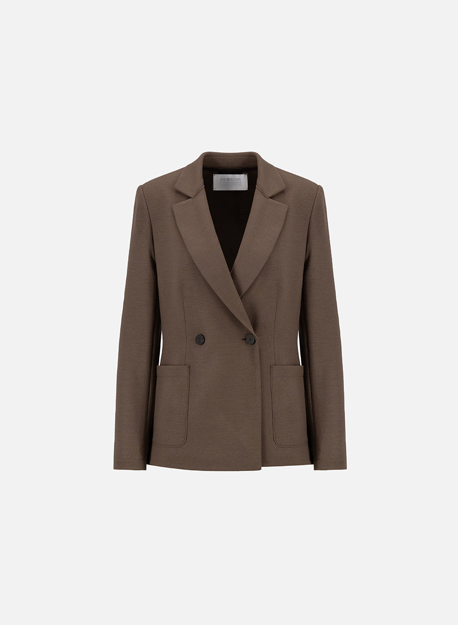 Blazer in superfine merino