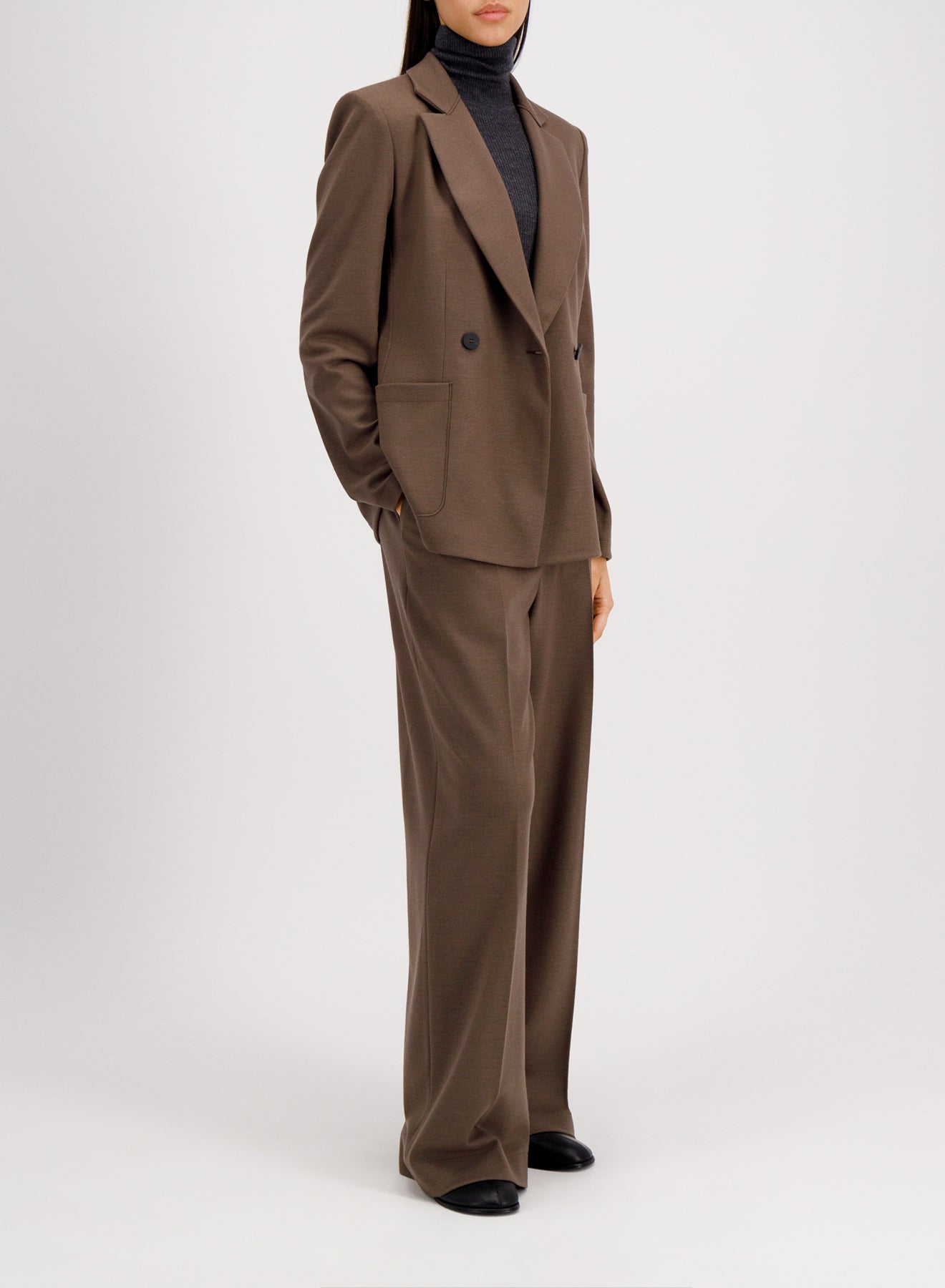 Blazer in superfine merino