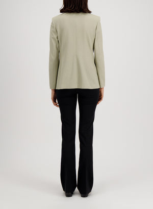 Blazer with shoulder pads honeycomb crafted with Loro Piana fabric