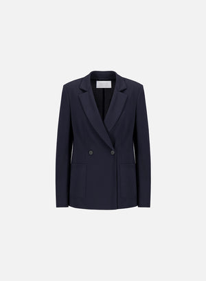 d.b. blazer with shoulder pads crepe viscose