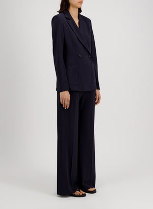 d.b. blazer with shoulder pads crepe viscose