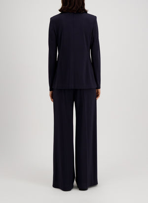 d.b. blazer with shoulder pads crepe viscose