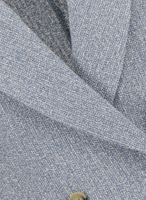 Blazer with shoulder pads bicolour frisé
