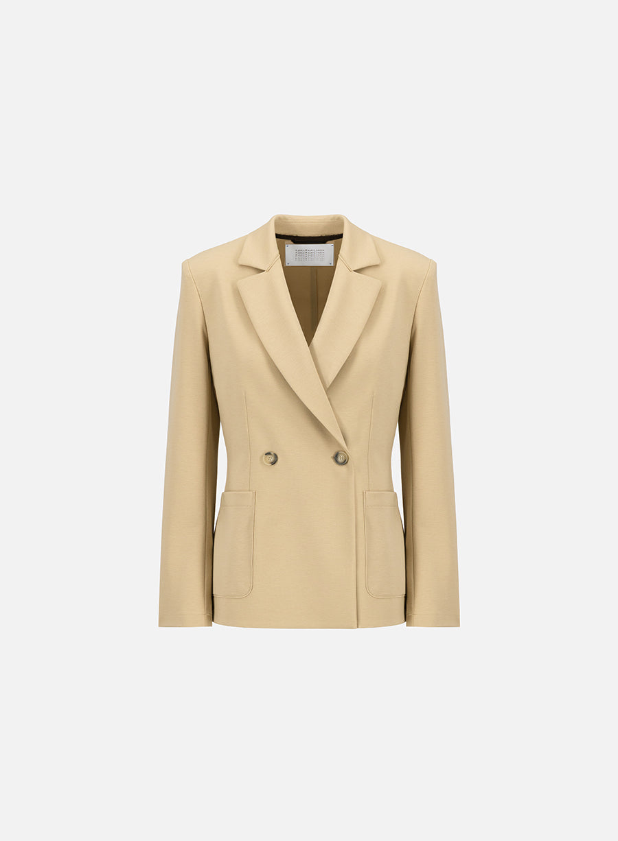 Blazer with shoulder pads techno viscose