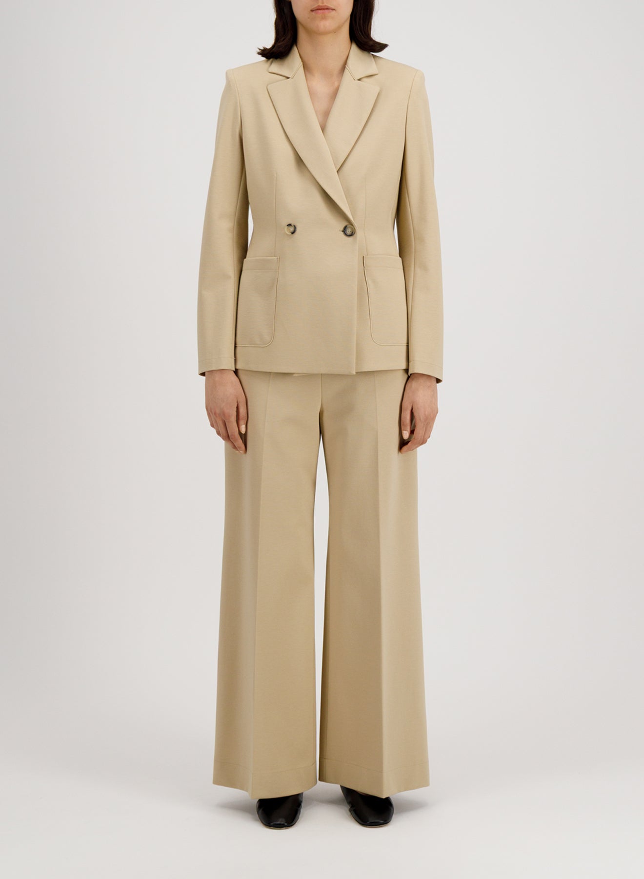 Blazer with shoulder pads techno viscose