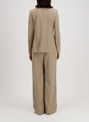 Blazer with shoulder pads rayon