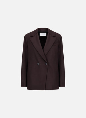 d.b. big lapel blazer with s.p. superfine merino