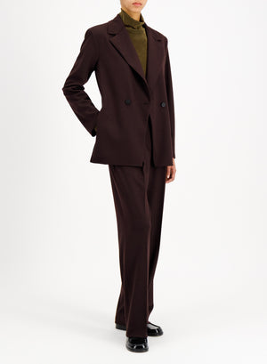 d.b. big lapel blazer with s.p. superfine merino