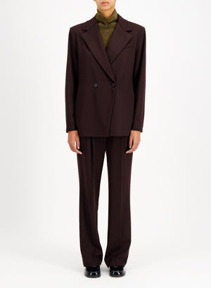 d.b. big lapel blazer with s.p. superfine merino