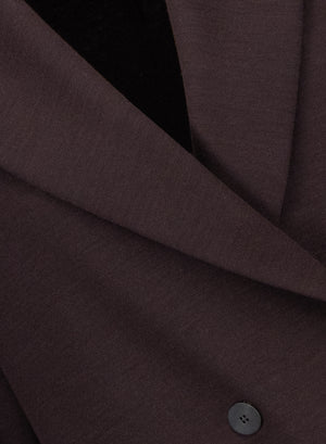 d.b. big lapel blazer with s.p. superfine merino