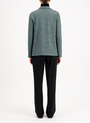 stand up collar blazer donegal