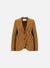 Stand up collar blazer superfine merino