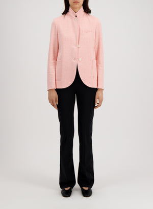 stand up collar blazer p.o.w.