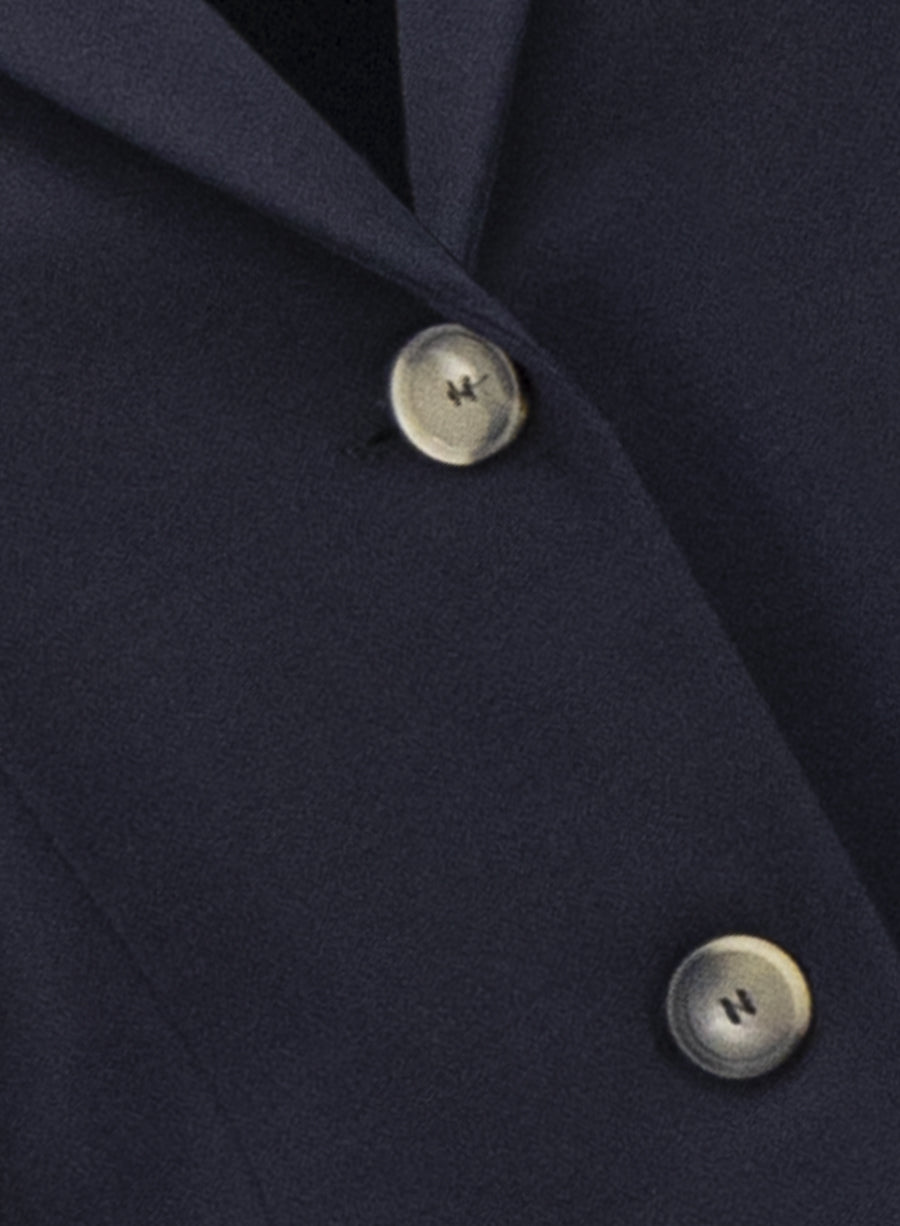 Stand up collar blazer honeycomb crafted with Loro Piana fabric