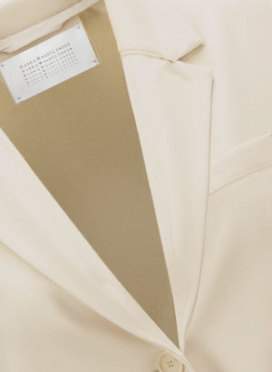 Boyfriend blazer in techno viscose
