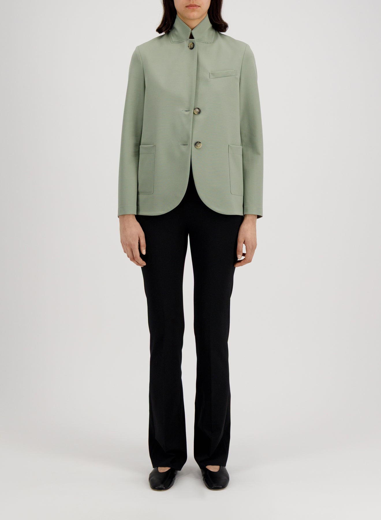 Boyfriend blazer in techno viscose