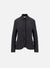 High collar blazer creased wool