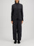 High collar blazer creased wool