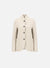 High collar blazer cashmere blend