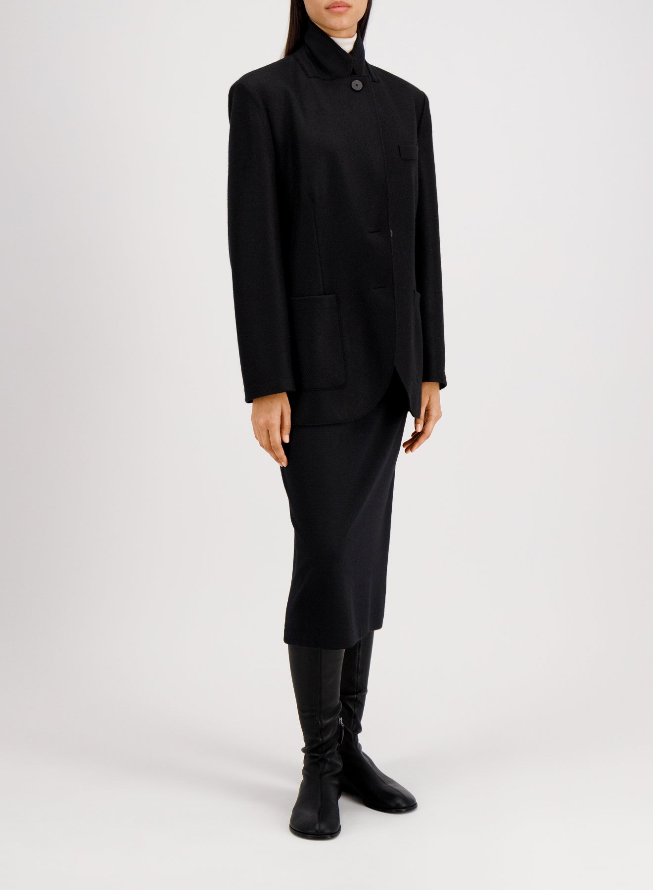 Travel blazer flannel cashmere crafted with Loro Piana fabric